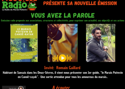 Vous avez la parole – Épisode 1 – Le guide du Marais Poitevin en canoë-Kayak de Romain Gaillard